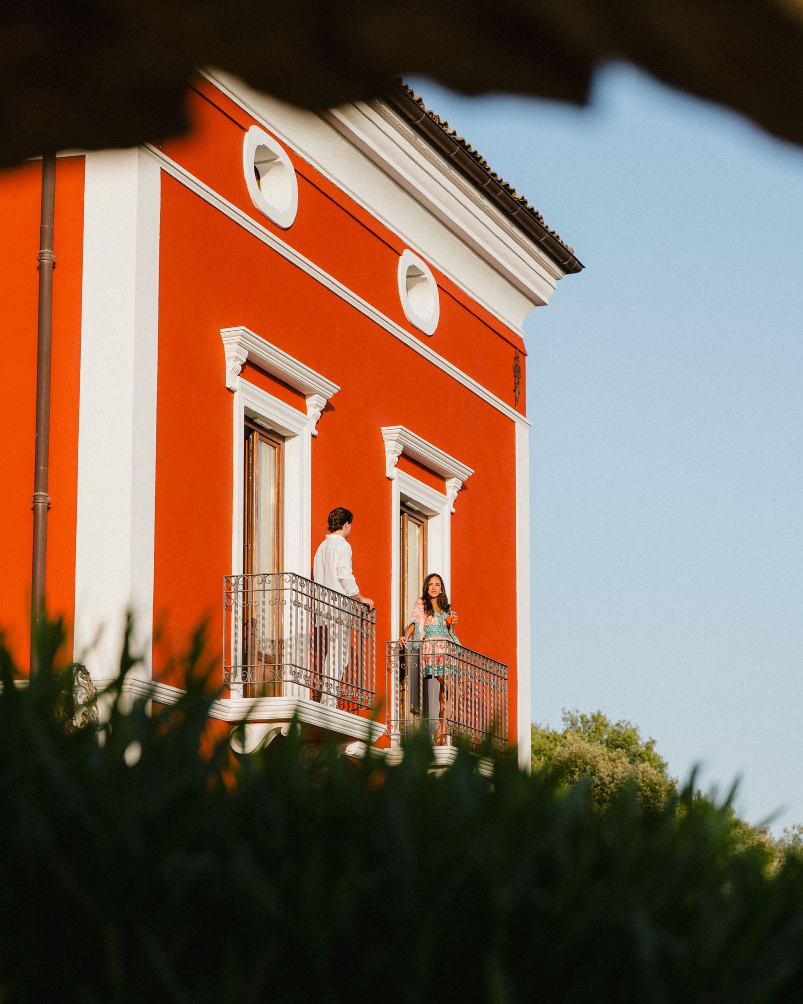 Facciata di Villa Madame